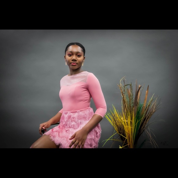 Party ready flirty pink dress!!! Cocktail dress - Picture 2 of 2